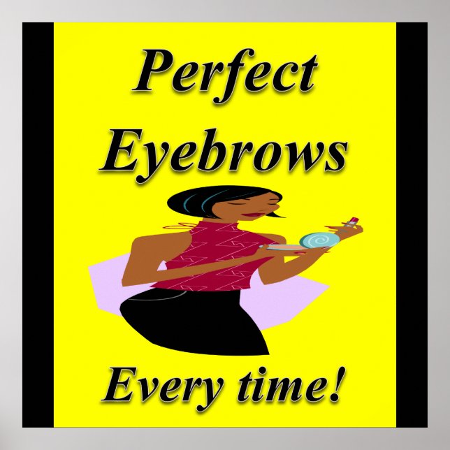 Eyebrows Haircut Vente Poster Matte (Devant)