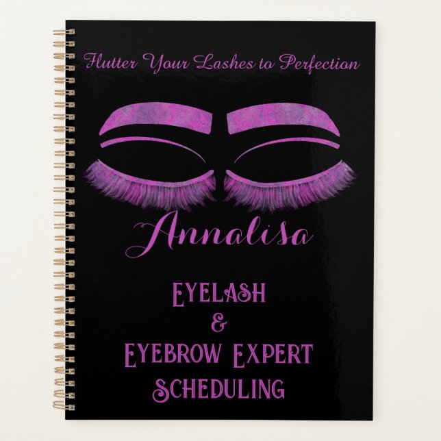 Eyelash & Beauté de l'aquarelle de luxe, violet (Devant)