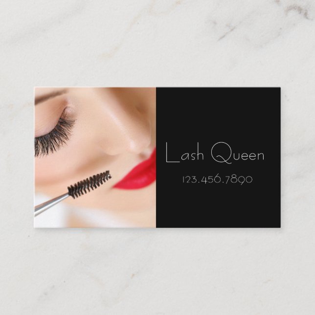 Eyelash Extensions Studio Carte de visite (Devant)