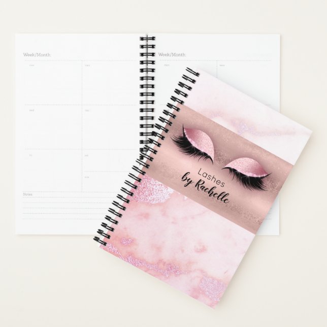 Eyelash Lashes Maquillage rose (Devant avec enveloppe)