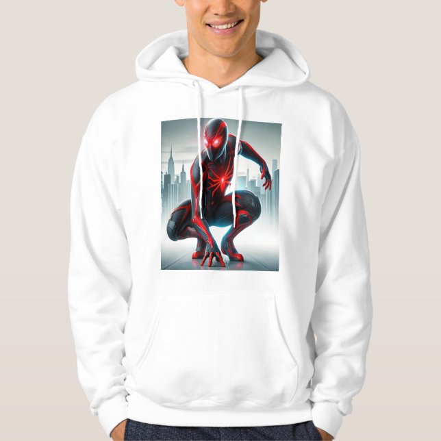 EyesMan Futuristic City Rush Sweat - shirt à capuc (Devant)