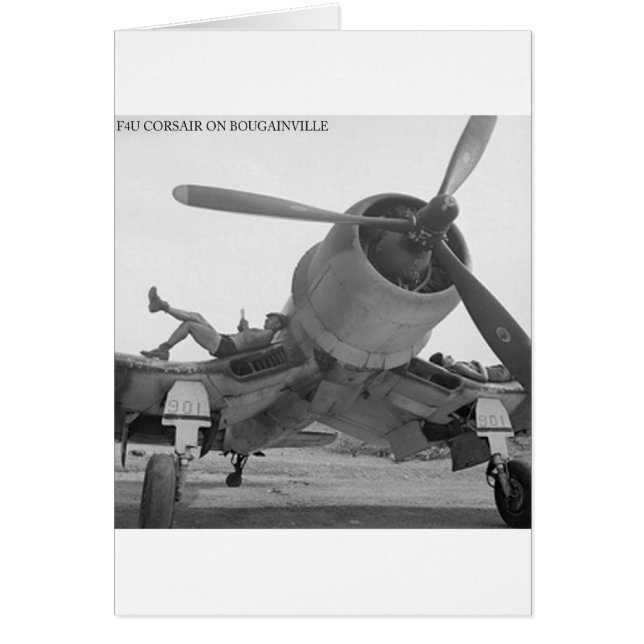 F4U CORSIAR SUR BOUGAINVILLE (Devant)