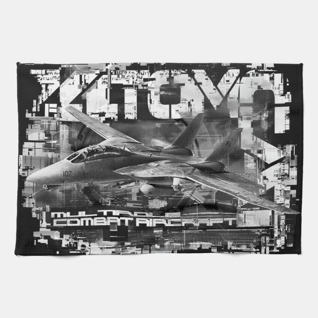 F-14 Serviette de cuisine Tomcat 16" x 24" Serviet (Horizontal)