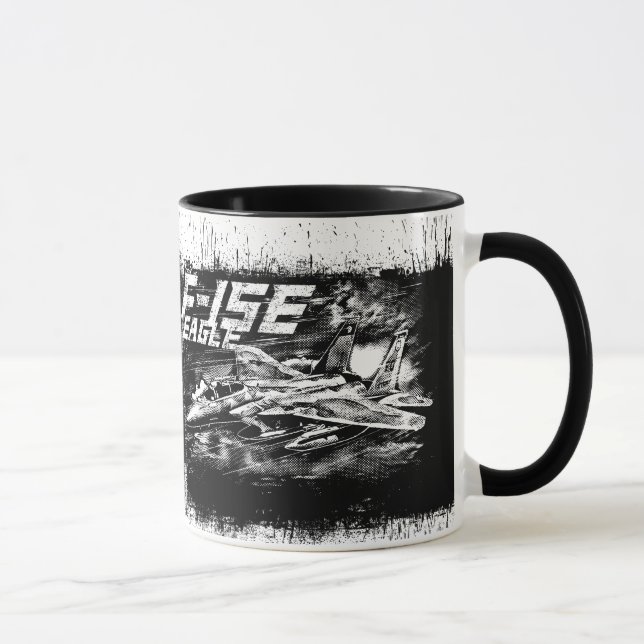 F-15 Aigle 11 oz Ringer Mug (Droite)