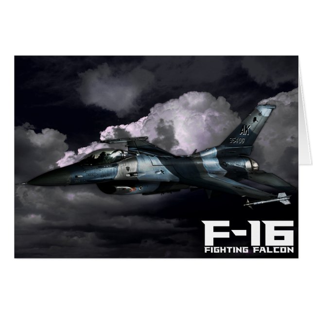 F-16 Faucon combattant (Devant horizontal)