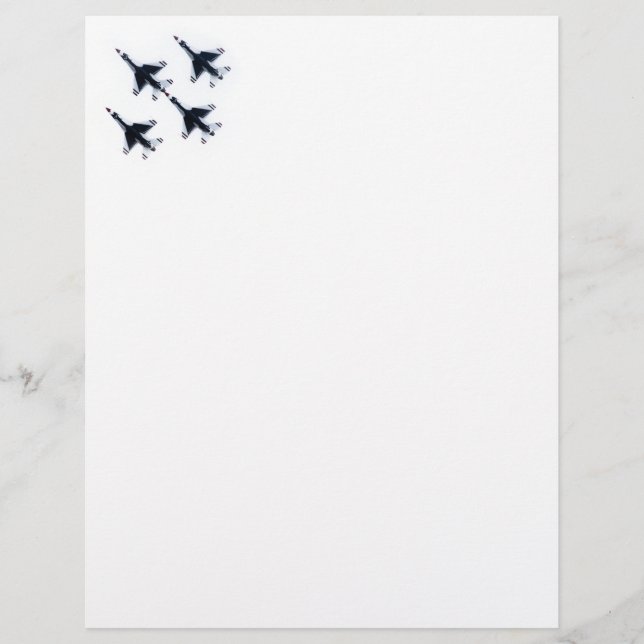 F-16 Thunderbirds - Quatre en formation (Devant)