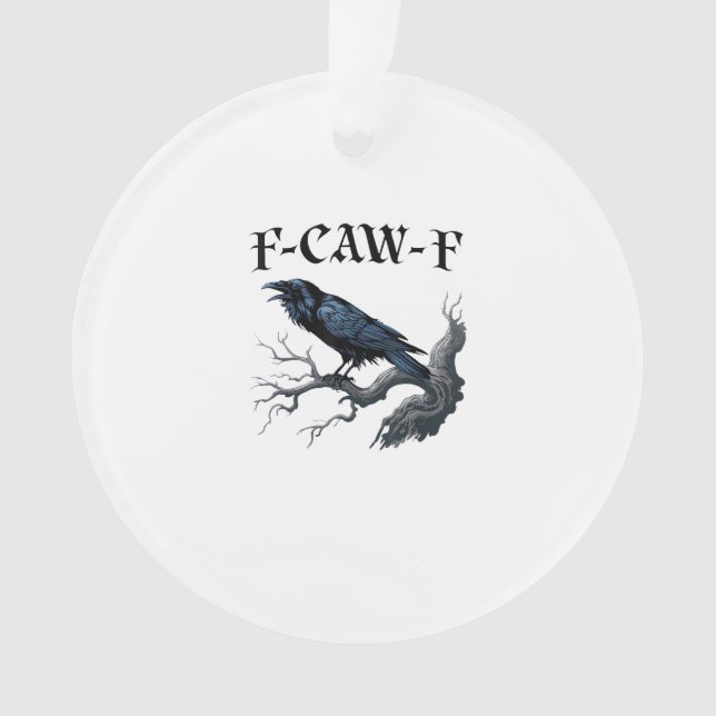F-Caw-F Oiseau Drôle Corbeau (devant)