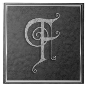 F Monogramme "Pierre grise médiévale" Carreaux en 