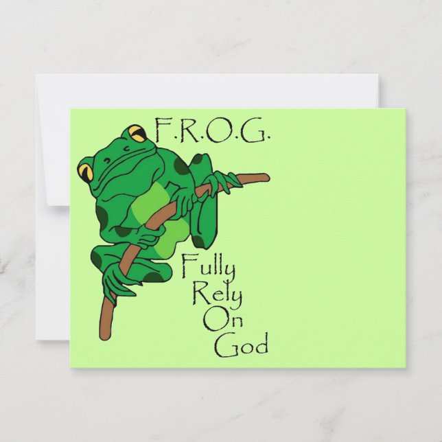 F.R.O.G. S'Appuie Pleinement Sur Dieu #1 (Devant)