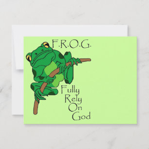 F.R.O.G. S'Appuie Pleinement Sur Dieu #1