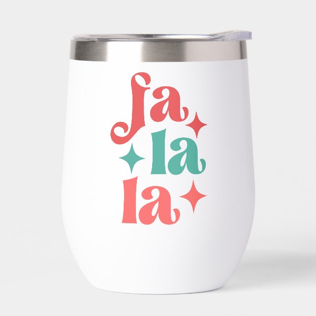 Fa La La - Festive vacances Typographie Design (Gauche)