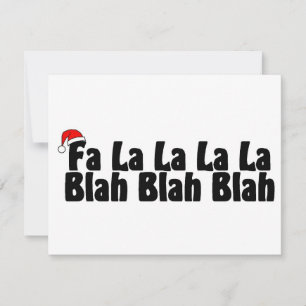 Fa La La La Blah Blah Blah Blah