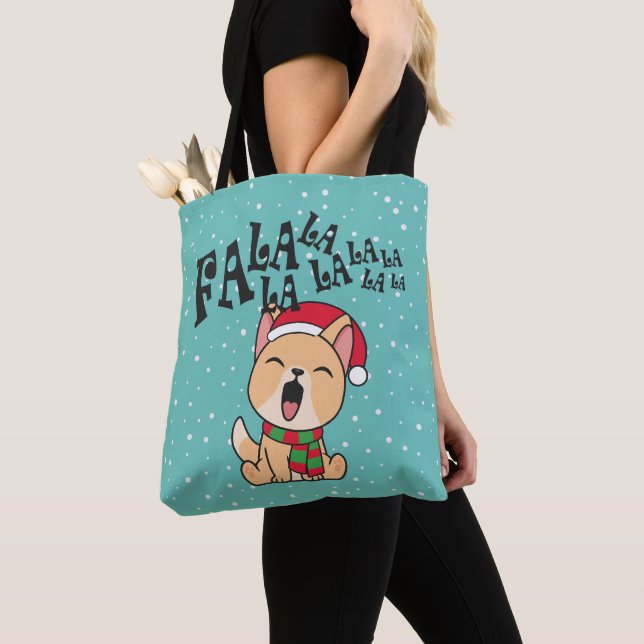 Fa La La La La Christmas Chant Chien | SAC FOURRE- (De près)