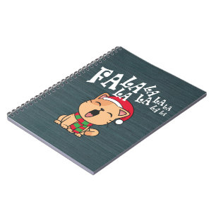 Fa La La La La Christmas Chant de chat   CARNET