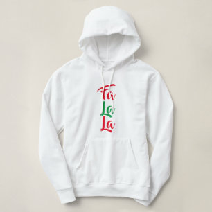 Fa La La Red et le Sweat - shirt à capuche de Noël
