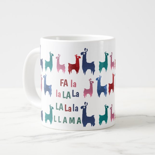 Fa La Llama Jumbo Mug (Devant gauche)