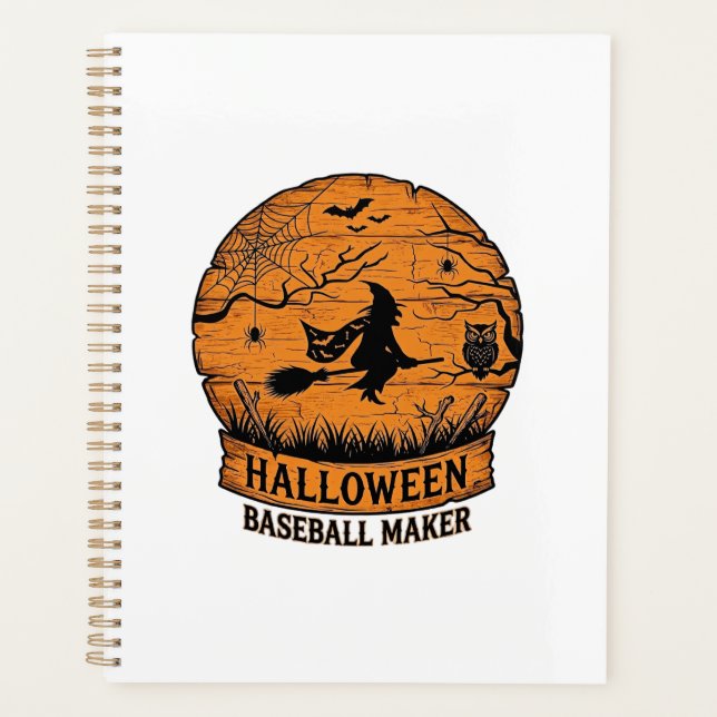 Fabricant de baseball Halloween Sorcière volante L (Devant)