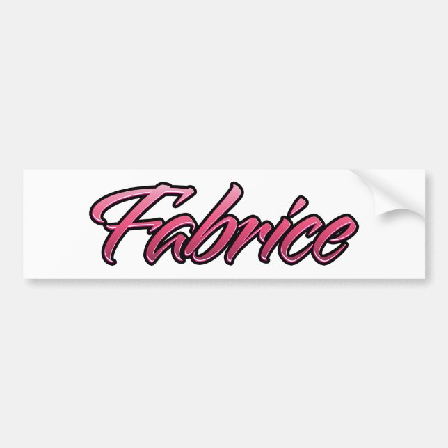 Fabrice faded rose Autocollants (Devant)