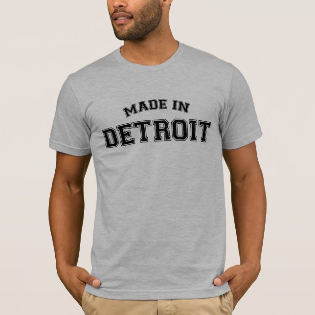 Fabriqué à Detroit T-Shirt City né (Devant)