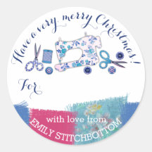 Fabriqué à la main avec machine à coudre étiquette