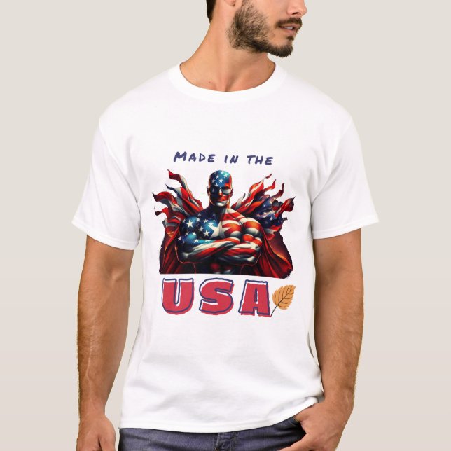 Fabriqué aux Etats-Unis design T-shirt (Devant)