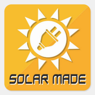 Fabriqué Avec Des Stickers Solaires