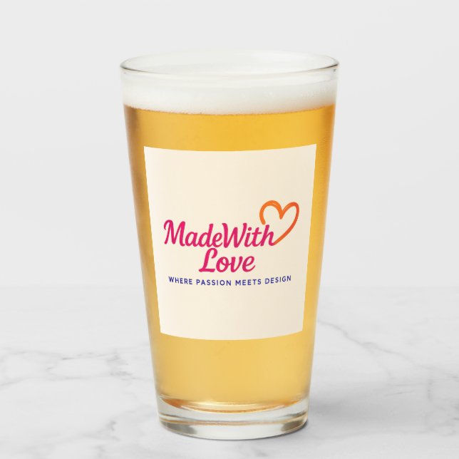 Fabriqué Avec Du Verre À Boire Amoureux (Devant (rempli))