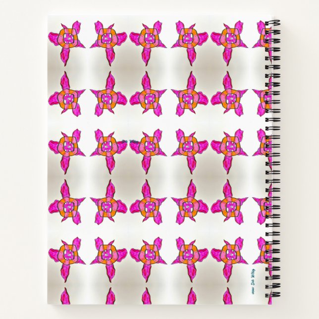 Fabrique Carnet Fuschia (Dos)