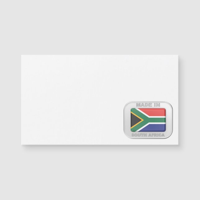 Fabriqué en Afrique du Sud (Devant)