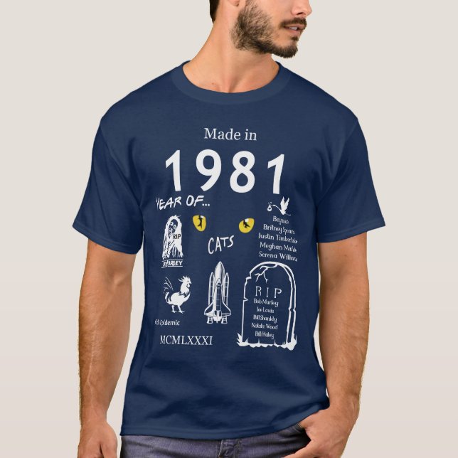Fabriqué en TShirt 1981 (Devant)