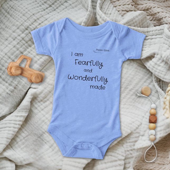 Fabriqué Par Dieu Chrétien Bébé Un Pièce Bodysuit (Créateur téléchargé)