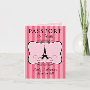 Fabuleuse 15e Invitation Passport
