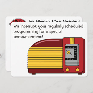 Fabuleuse invitation art déco/carte faire-part