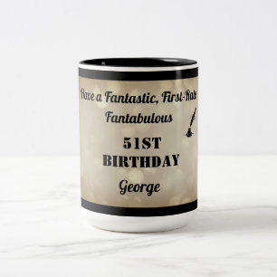 Fabuleux 51e Anniversaire Mug personnalisé