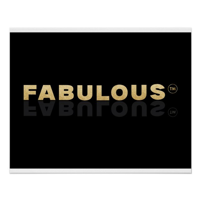 Fabuleux avec Affiche de Marque Déposée (Devant)