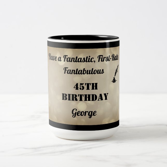Fabuleux Mug personnalisé 45e anniversaire (Centre)