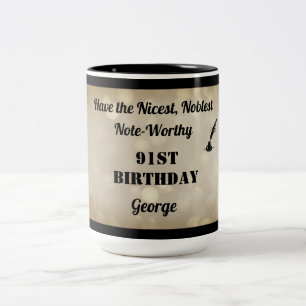 Fabuleux Mug personnalisé 91e anniversaire