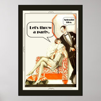 Fabuleux parti Art déco des années 1920 Vintage