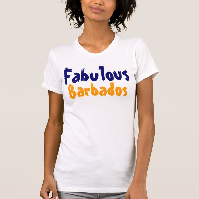 Fabuleux t-shirts de la barbade (Devant)