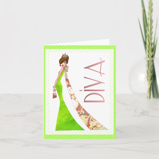 Fabulous Diva Cartes pour notes (Devant)