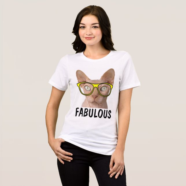 FABULOUS Drôle SPHYNX T-shirts Cat (Recto plein)