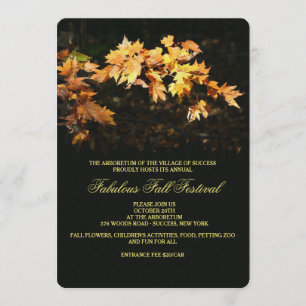 Fabulous Fall Invitation