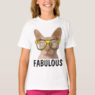 FABULOUS Funny Kids SPHYNX T-shirts Cat
