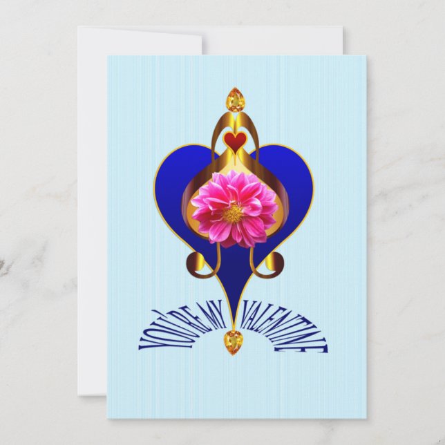 Fabulous My Valentine Design Carte Saint Valentin (Devant)