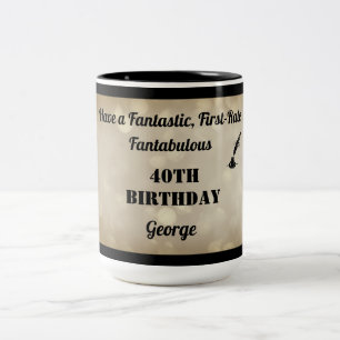 Fabulous Personalized 40th Birthday Mug