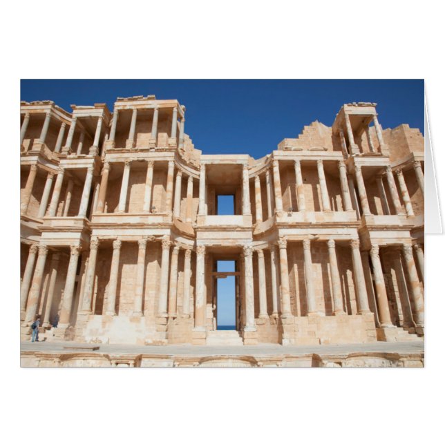 Façade et scène de l'amphithéâtre romain (Devant horizontal)