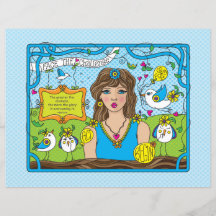 Face À La Feuille De Papier Défi_Plat 11"x8.5"