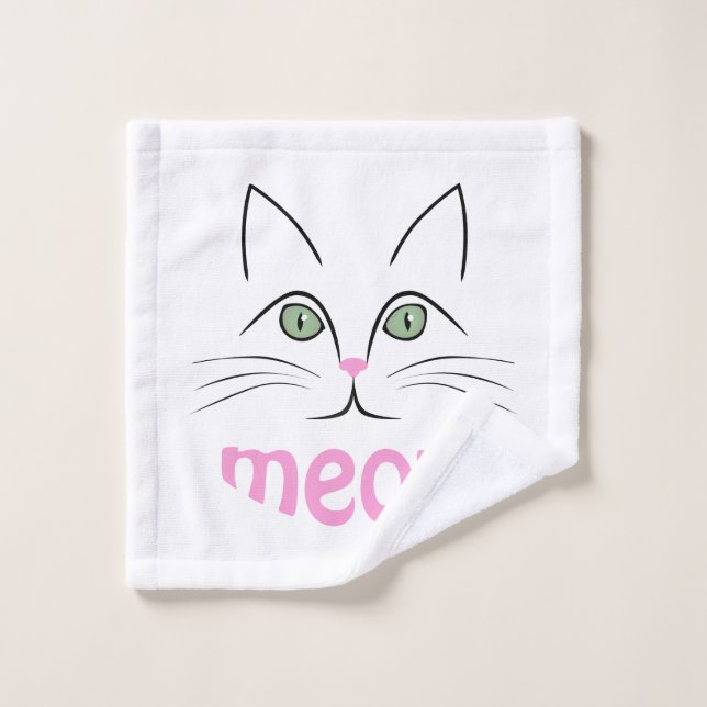 Face de chat (Gant de toilette)