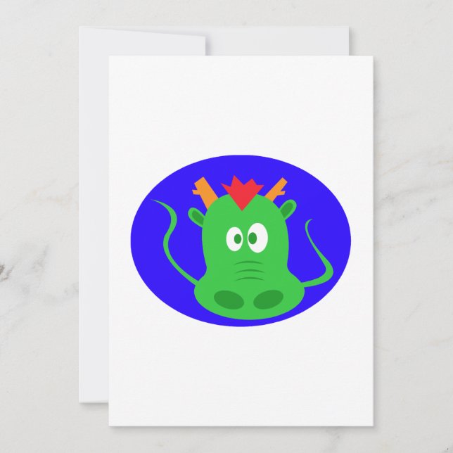 Face de dragon mignonne (Devant)