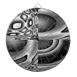 Face de la Cible de flechettes maléfique